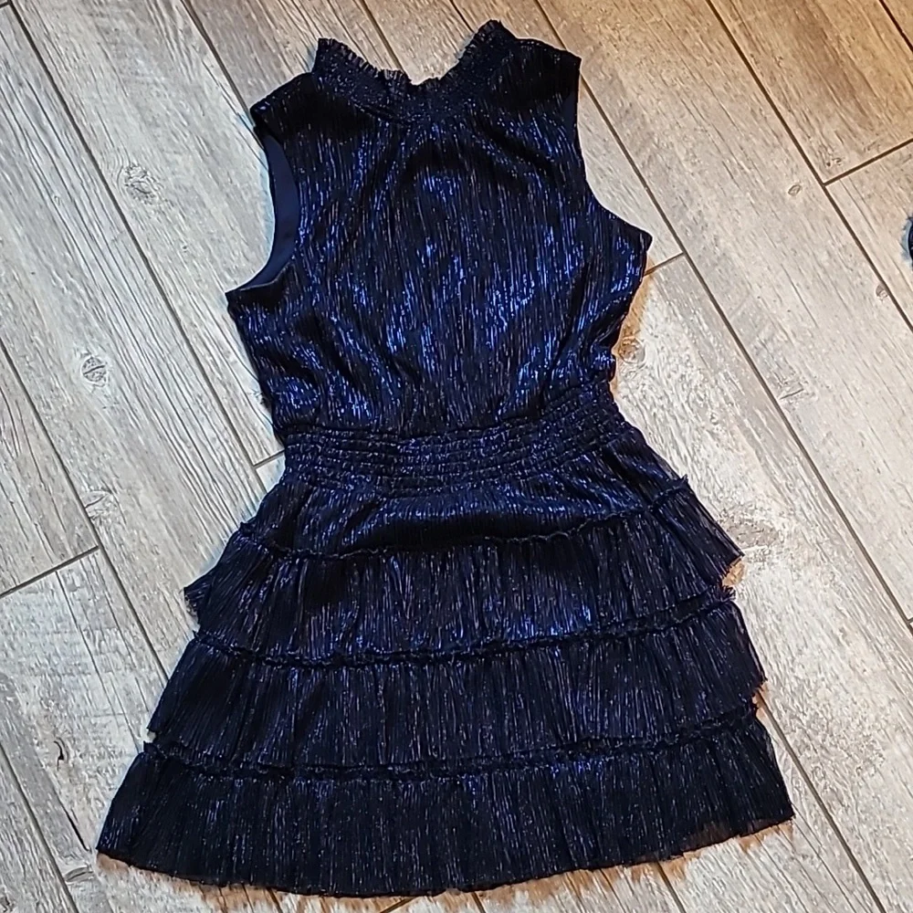 Express Ruffle Tier Mini Dress - Picture 1 of 5